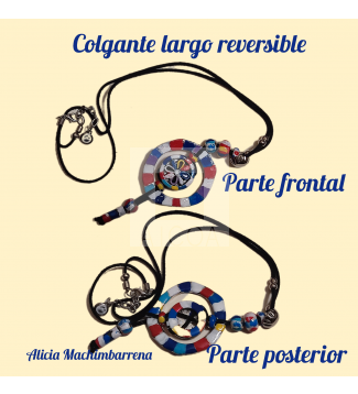 Colgante largo reversible 