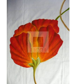 Mantel tulipanes