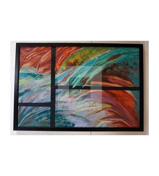 POR LA VENTANA OCULAR ENTRA LA BELLEZA (REVERSIBLE X 4)