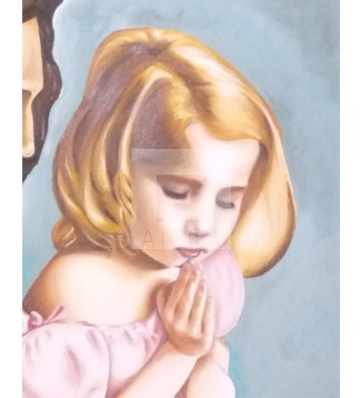 La niña y Jesús