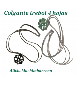 COLGANTE TRÉBOL DE 4 HOJAS