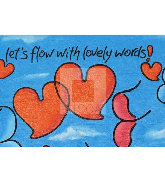 let's flow with lovely words! 